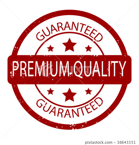 Premium quality guaranteed rubber stamp vector Premium quality guaranteed rubber stamp vector 38643151