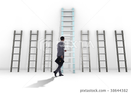 The career progression concept with various 38644382