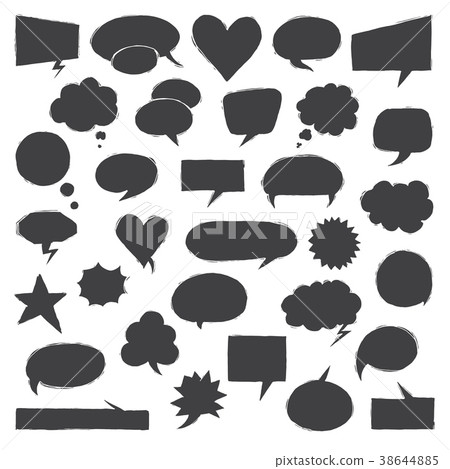 Think talk speech bubbles. Think talk speech bubbles. 38644885