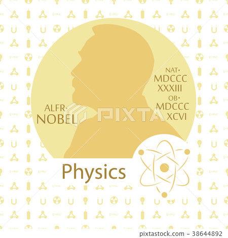 Stylized Nobel medal. Stylized Nobel medal. 38644892