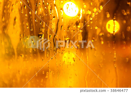 Drops Of Rain On Glass Background  38646477