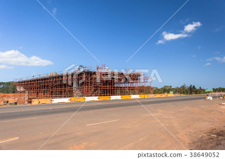 Construction New Bridge Highway 38649052