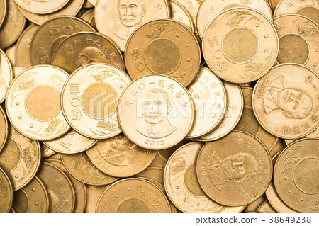 硬幣,新台幣,錢,零錢,Coin, NTD, money, Taiwan Coin 38649238