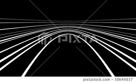 Many abstract turning circles in space, 3d Many abstract turning circles in space, 3d 38649837