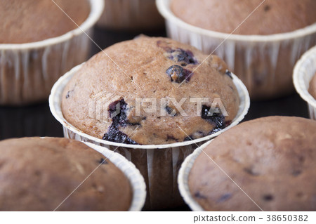 Muffins with blueberries Muffins with blueberries 38650382