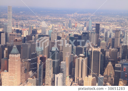從紐約曼哈頓的天空 38651283
