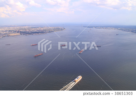 從紐約上方 38651303