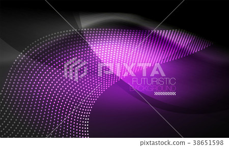 Smooth neon wave Smooth neon wave 38651598