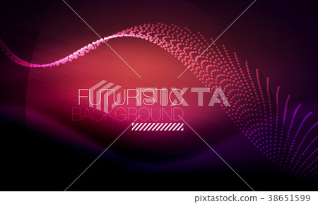 Smooth neon wave 38651599