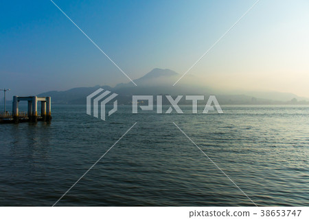 台灣,淡水,落日,海,風景,霧 台灣,淡水,落日,海,風景,霧 38653747