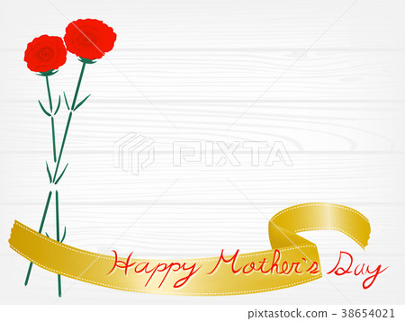 母親節例證背景板白色英語 插圖素材 圖庫