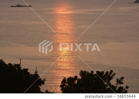 [Mie Prefecture] Owase Bay, the scenery of dawn 38655644