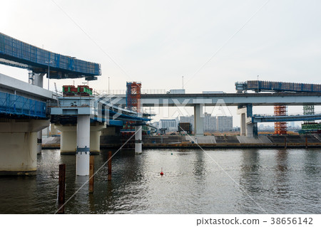 Komatsugawa Junction under construction Komatsugawa Junction under construction 38656142