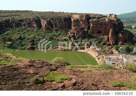 Lake between Mountains Lake between Mountains 38656210