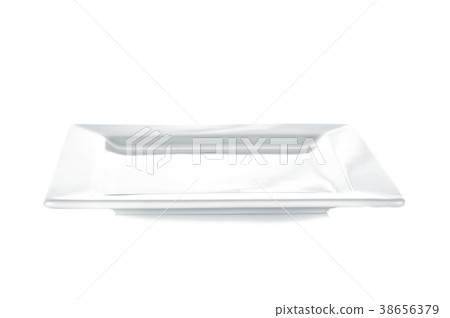 White plate on white background White plate on white background 38656379
