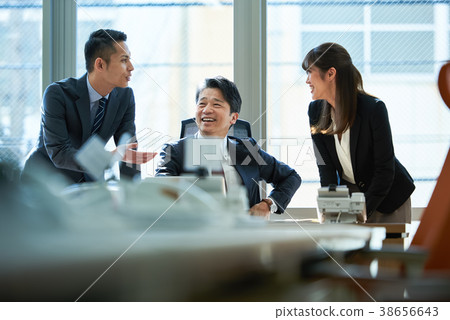 Business scene office meeting Business scene office meeting 38656643