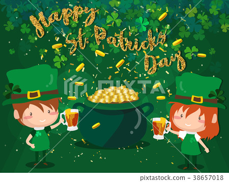 Saint Patrick's day Festival. Irish celebration Saint Patrick's day Festival. Irish celebration 38657018