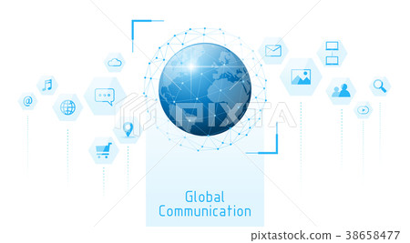 Global communication and connection concept 38658477