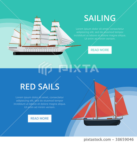 Sailing posters with old sailboats 38659046