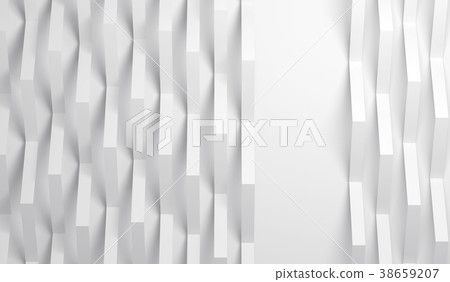 3d vertical paper stripes and blank place 38659207