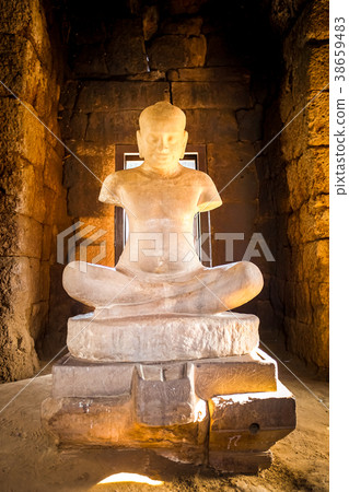 Graven image Brahmin in Prasat Hin Phimai 38659483