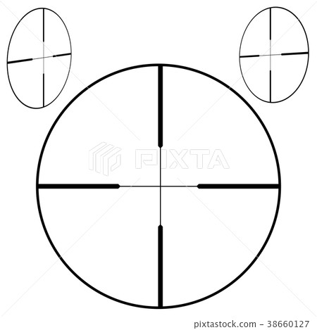 Sniper aim Icon. Sniper aim Icon. 38660127