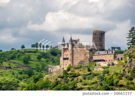 Katz Castle at Rhine Valley  38661157