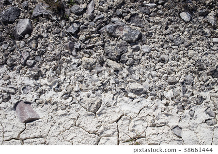 Dry limestone soil. 38661444