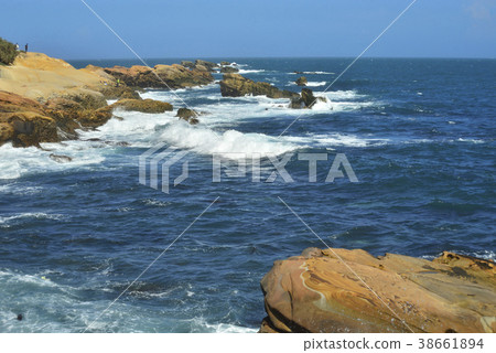 龜吼漁港,岩石,北海岸,臺灣,新北市,萬里區,海,水,海洋,海岸,海邊 38661894