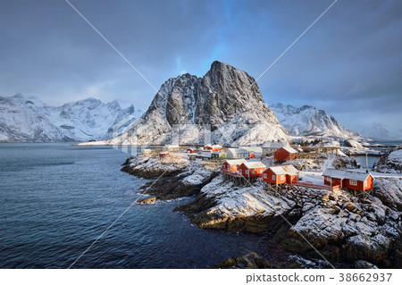 Hamnoy fishing village on Lofoten Islands, Norway  38662937