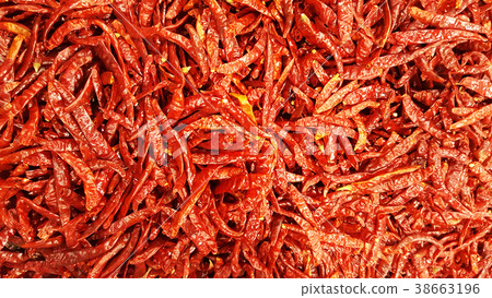 close-up organic fresh red Chili Pepper ingredient close-up organic fresh red Chili Pepper ingredient 38663196