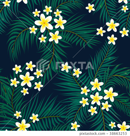 Floral seamless pattern. Background with isolated 38663253