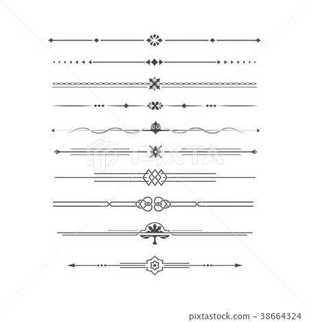 Dividing lines set 38664324
