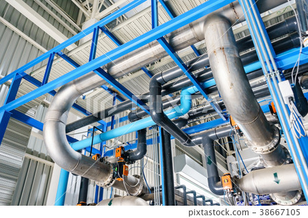 Large industrial water treatment and boiler room Large industrial water treatment and boiler room 38667105