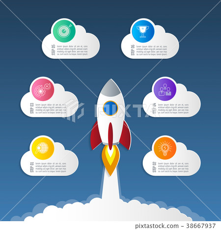 infographic design business concept with 6 options infographic design business concept with 6 options 38667937