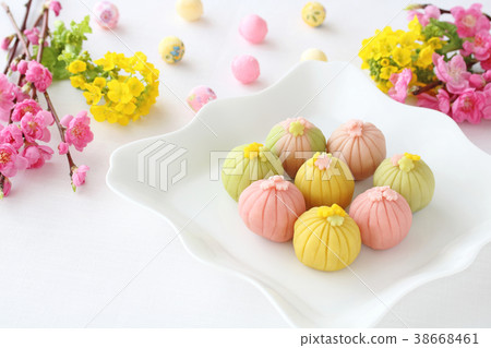 Hinamatsuri Japanese sweets Hinamatsuri Japanese sweets 38668461