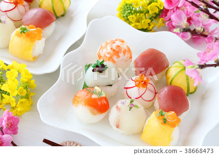 Hinamatsuri Temari Sushi Hinamatsuri Temari Sushi 38668473