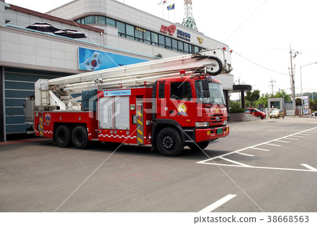 Fire truck, Goyang city, Gyeonggi-do Fire truck, Goyang city, Gyeonggi-do 38668563