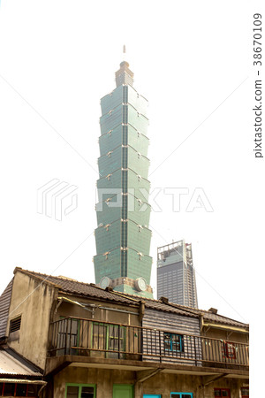 Taichung military dependants village and Taipei101 38670109
