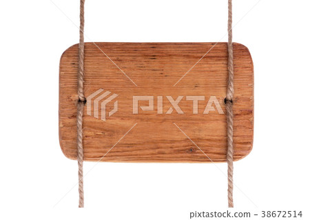 Vintage wooden signboard of light wood Vintage wooden signboard of light wood 38672514