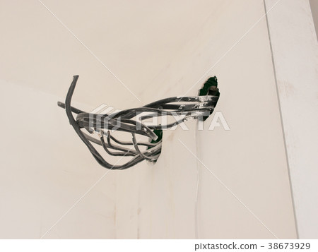 Electrical wiring in power socket 38673929