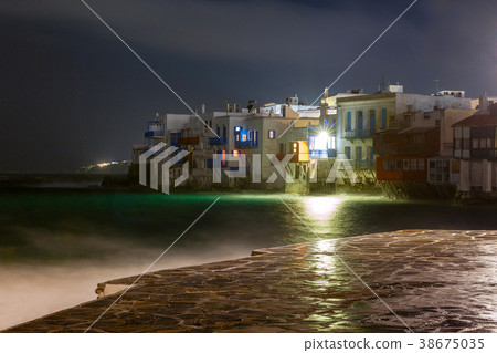 Greece. Mykonos. Little Venice. Greece. Mykonos. Little Venice. 38675035