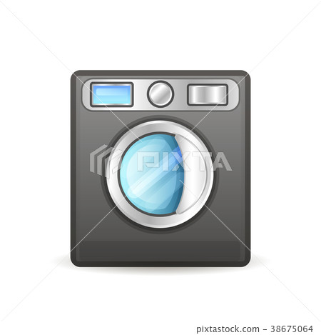 Washing machine isolated. Washing machine isolated. 38675064