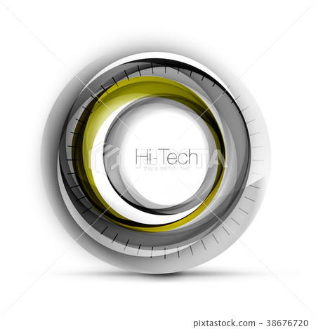 Digital techno sphere web banner, button or icon Digital techno sphere web banner, button or icon 38676720