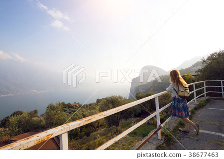 Girl on the observation deck Girl on the observation deck 38677463