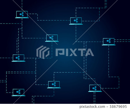 Ripple cryptocurrency connecting network style Ripple cryptocurrency connecting network style 38679695