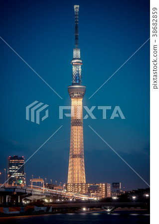 Tokyo Sky Tree Pyeongchang Olympic Gold Medal Winning Blessed Light Up Tokyo Sky Tree Pyeongchang Olympic Gold Medal Winning Blessed Light Up 38682859