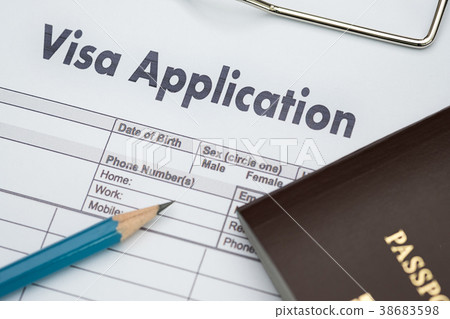 Visa application form to travel Immigration a  38683598
