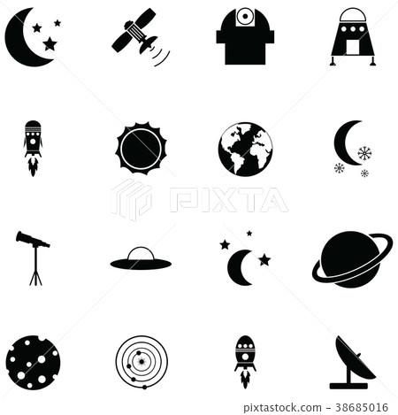 space icon set space icon set 38685016