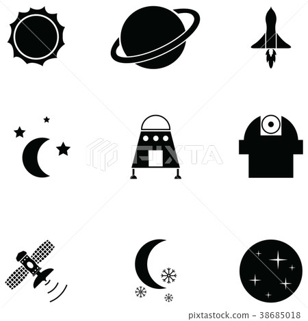 space icon set space icon set 38685018
